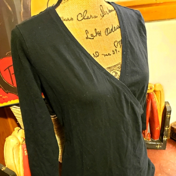 Y2K Wrap Tunic {New York & Co}, Size L - Picture 1 of 5